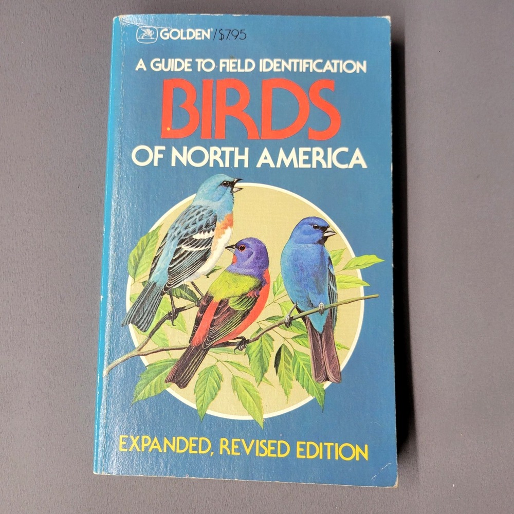 Golden Field Guide Birds of North America Revised Edition Paperback 1983 Book